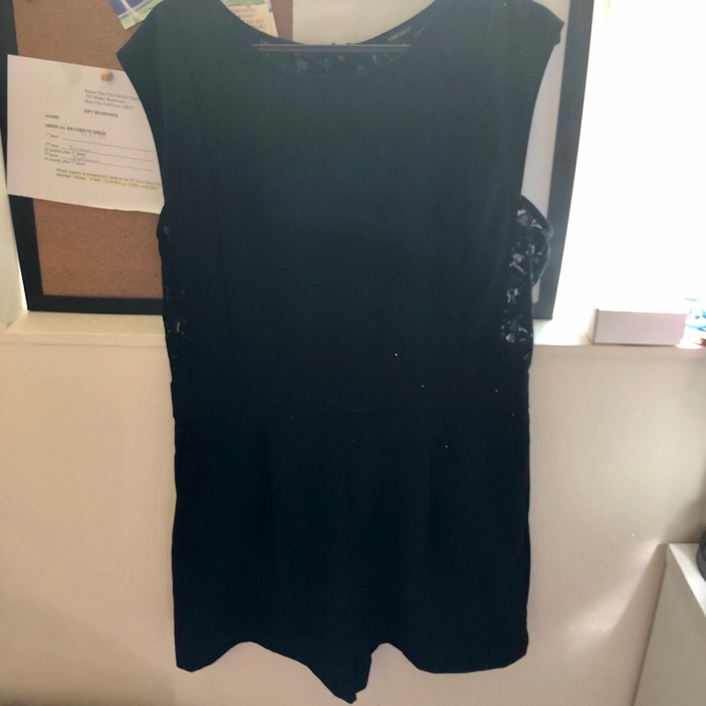 F21 Black romper